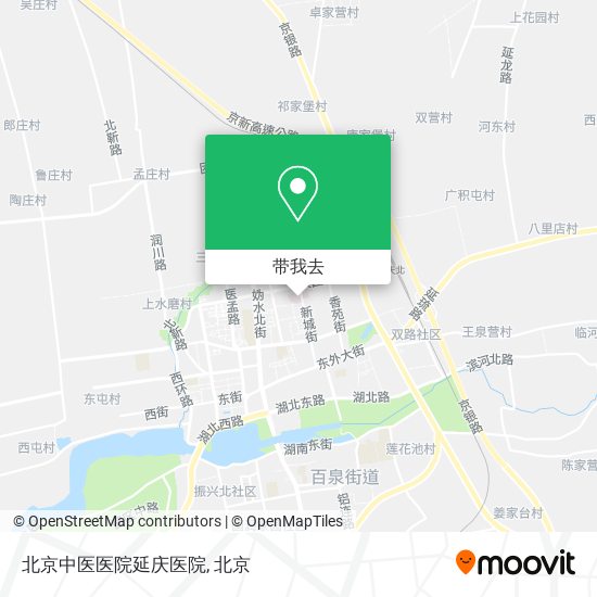 北京中医医院延庆医院地图