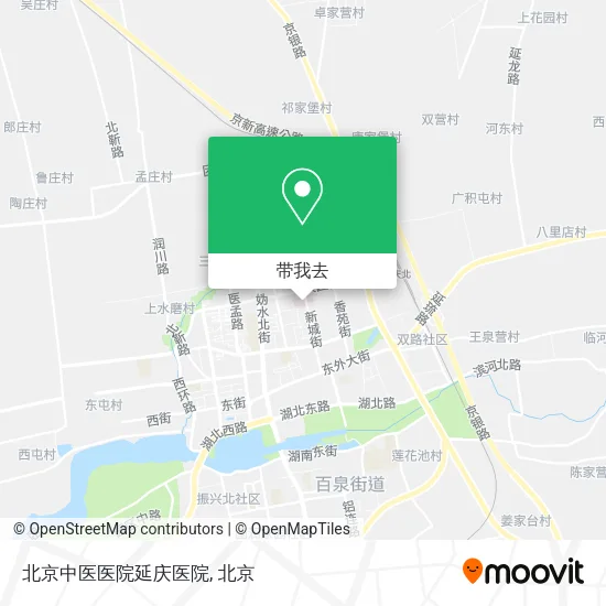 北京中医医院延庆医院地图