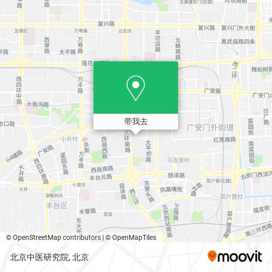 北京中医研究院地图