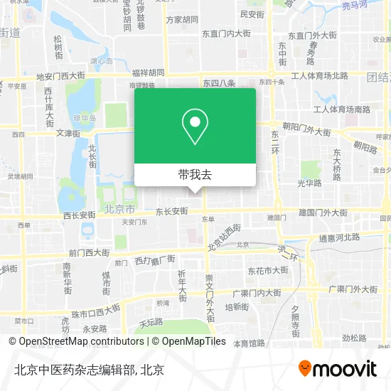 北京中医药杂志编辑部地图