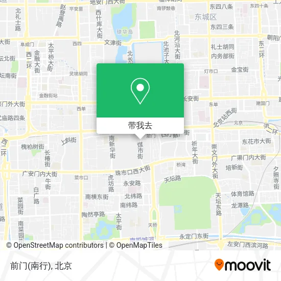 前门(南行)地图