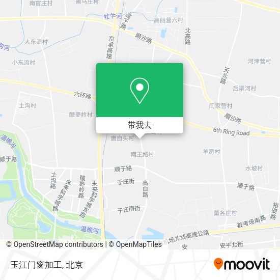 玉江门窗加工地图