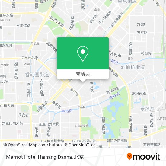 Marriot Hotel Haihang Dasha地图