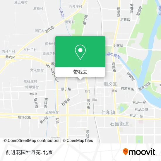 前进花园牡丹苑地图