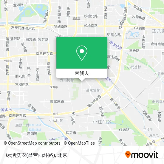 绿洁洗衣(吕营西环路)地图