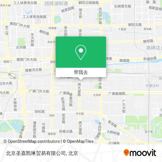 北京圣嘉凯琳贸易有限公司地图