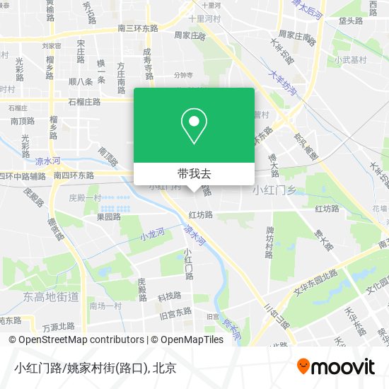 小红门路/姚家村街(路口)地图