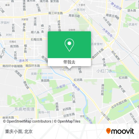 重庆小面地图