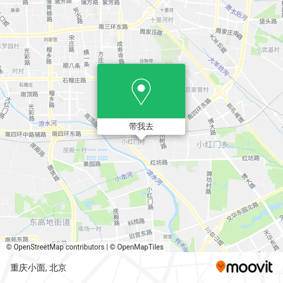 重庆小面地图