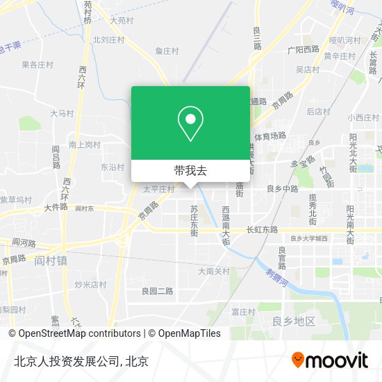 北京人投资发展公司地图