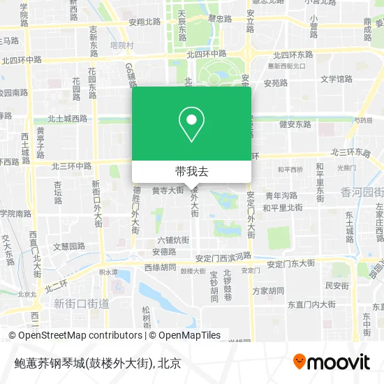 鲍蕙荞钢琴城(鼓楼外大街)地图