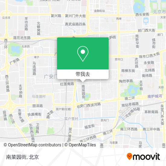 南菜园街地图