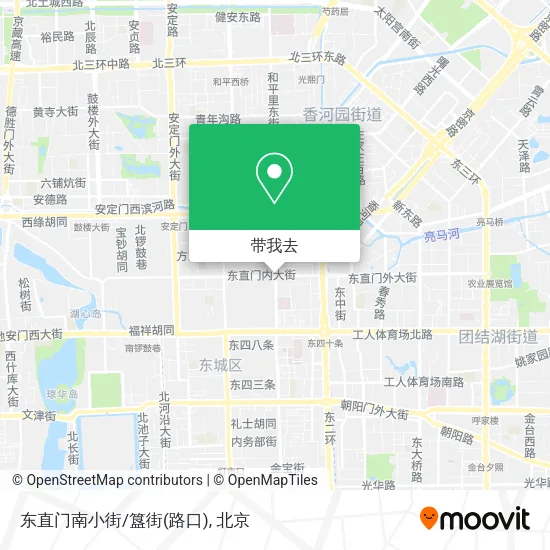 东直门南小街/簋街(路口)地图