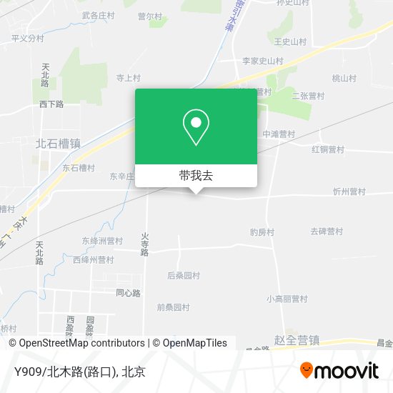 Y909/北木路(路口)地图
