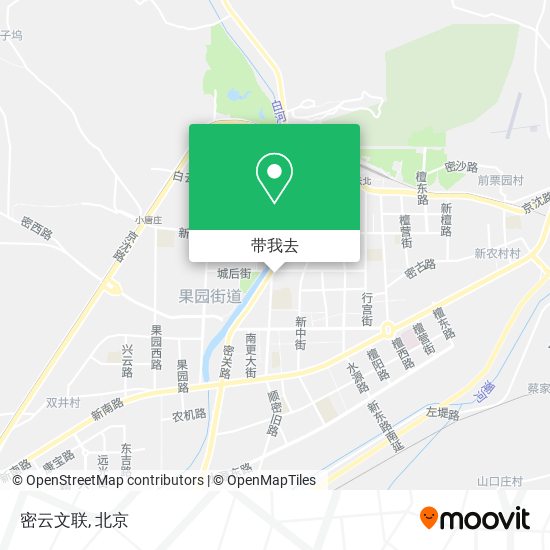 密云文联地图