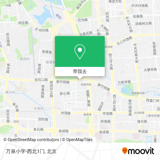 万泉小学-西北1门地图