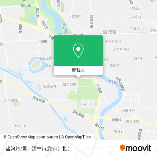 盐河路/里二泗中街(路口)地图