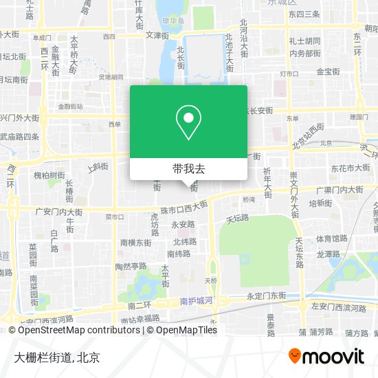 大栅栏街道地图