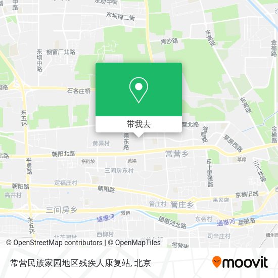 常营民族家园地区残疾人康复站地图