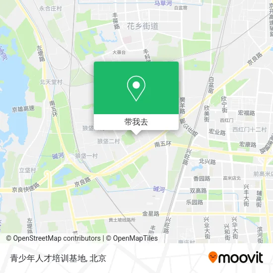 青少年人才培训基地地图