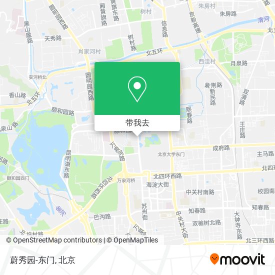蔚秀园-东门地图