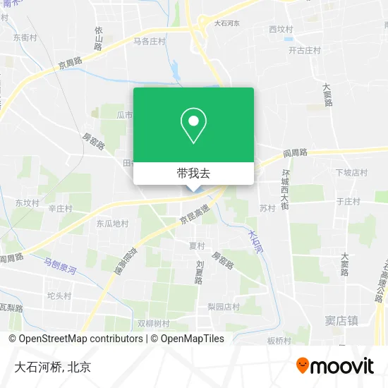 大石河桥地图