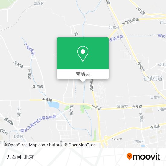 大石河地图