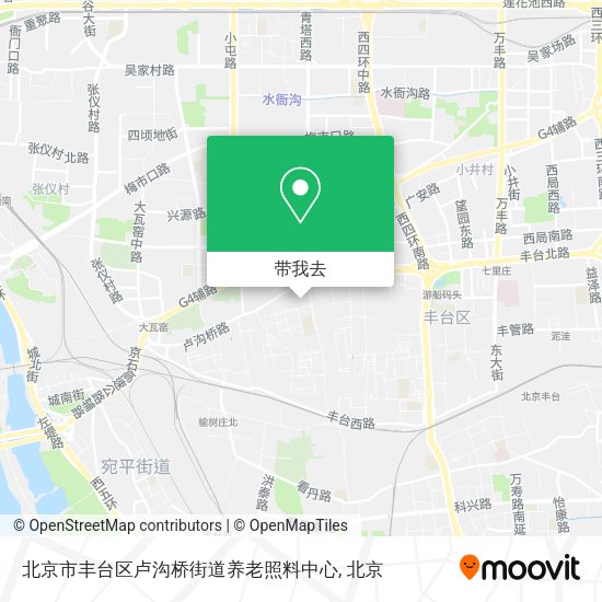 北京市丰台区卢沟桥街道养老照料中心地图