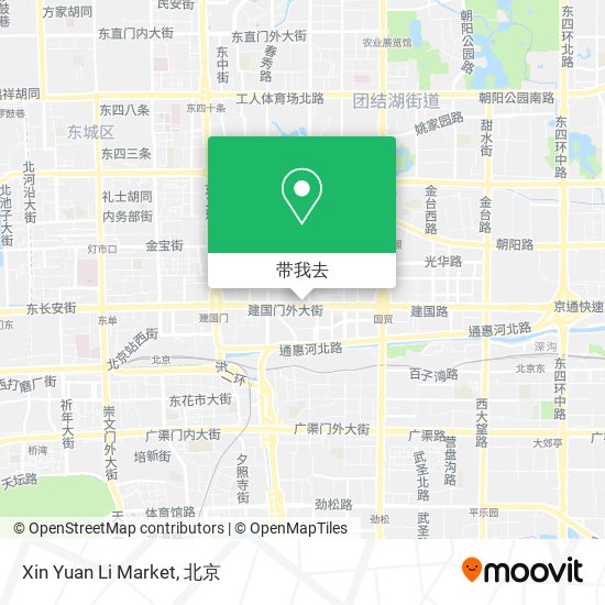 Xin Yuan Li Market地图