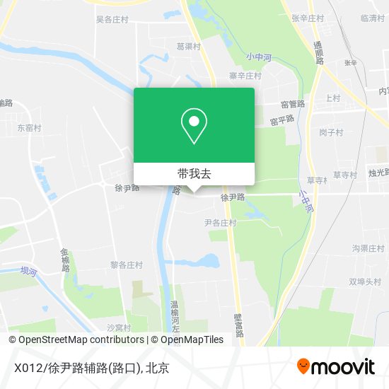 X012/徐尹路辅路(路口)地图