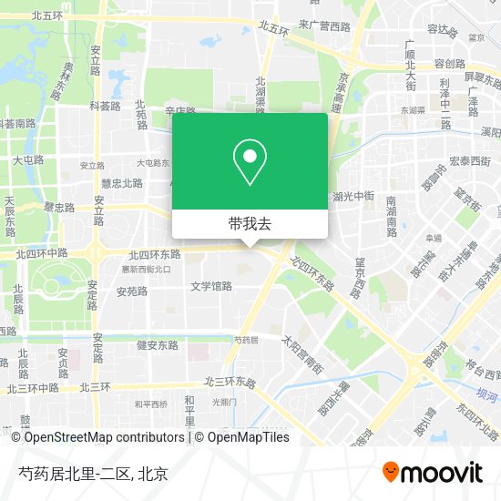 芍药居北里-二区地图