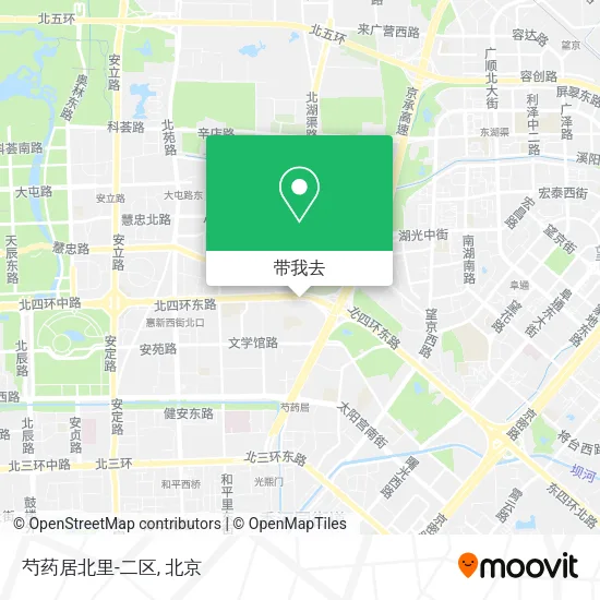 芍药居北里-二区地图