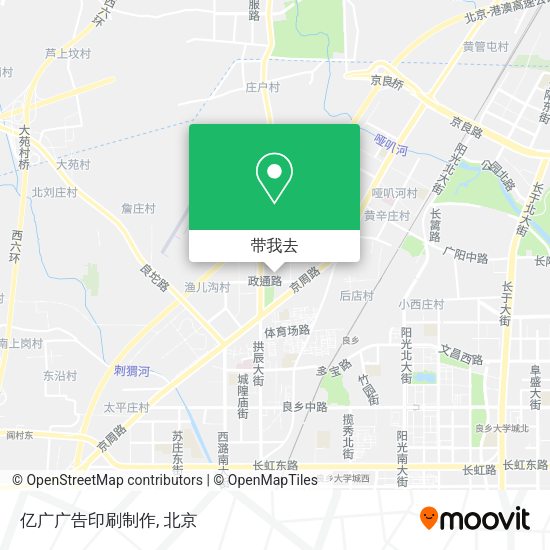 亿广广告印刷制作地图