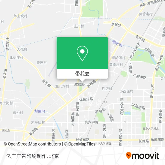 亿广广告印刷制作地图