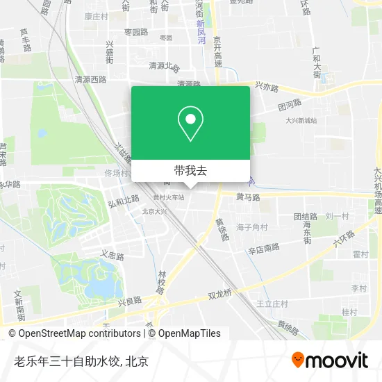 老乐年三十自助水饺地图