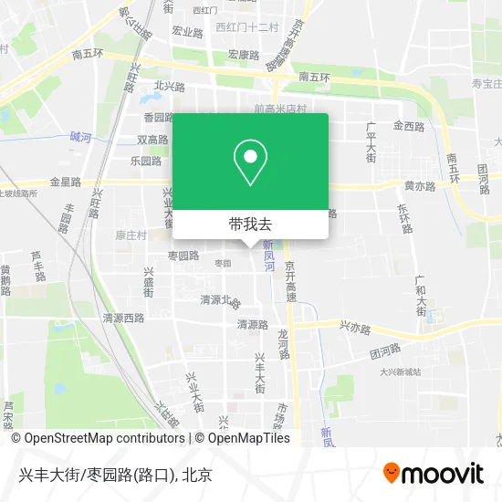 兴丰大街/枣园路(路口)地图