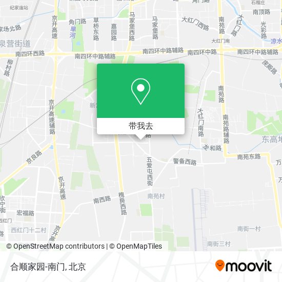 合顺家园-南门地图
