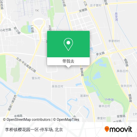 李桥镇樱花园一区-停车场地图