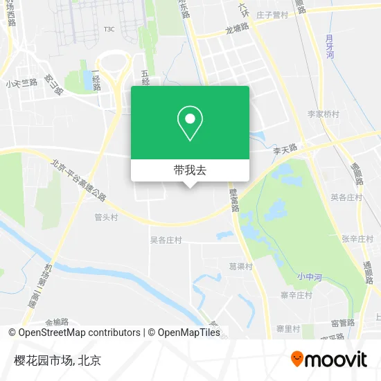 樱花园市场地图