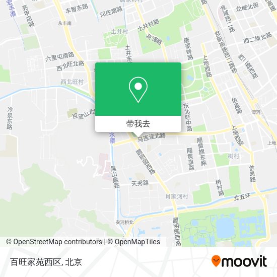 百旺家苑西区地图