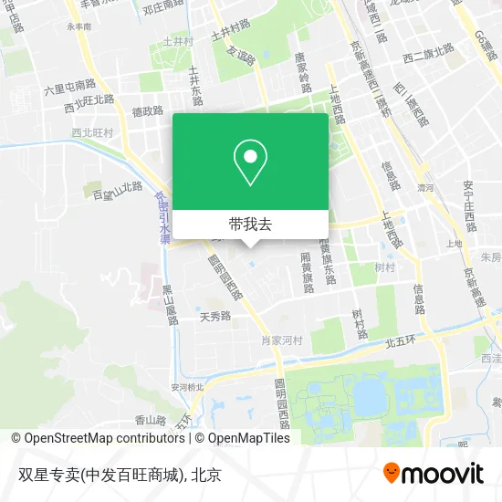 双星专卖(中发百旺商城)地图