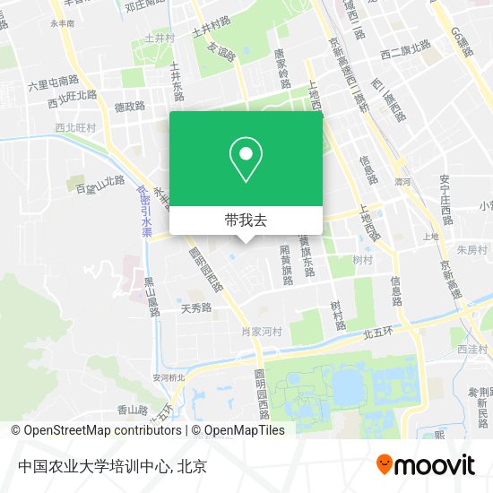 中国农业大学培训中心地图