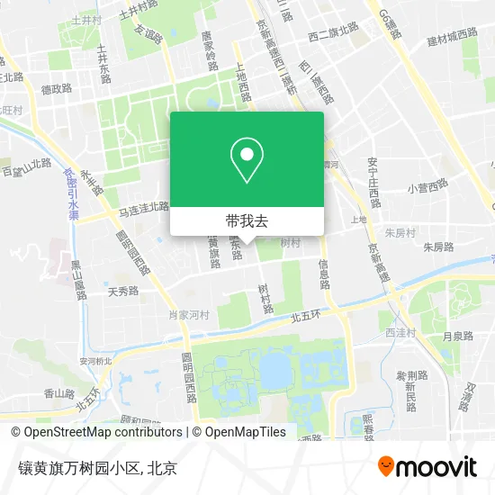 镶黄旗万树园小区地图