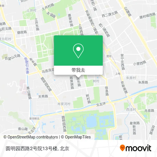 圆明园西路2号院13号楼地图