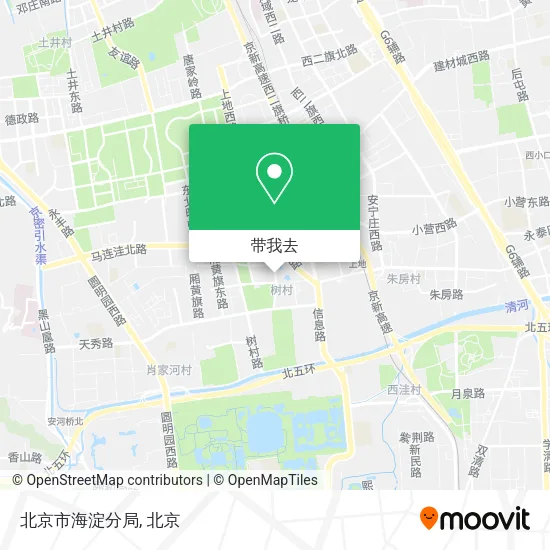 北京市海淀分局地图