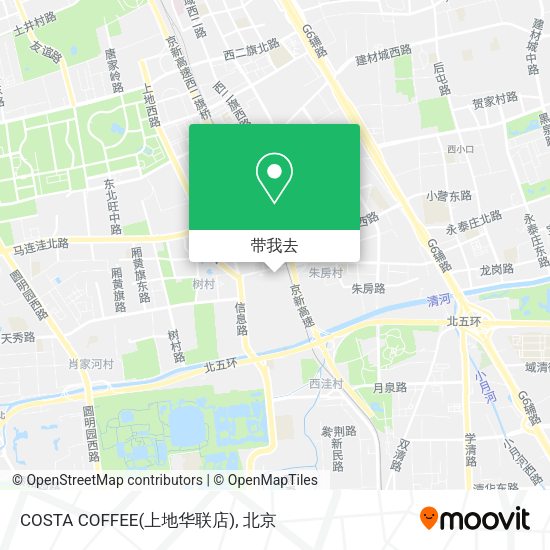 COSTA COFFEE(上地华联店)地图