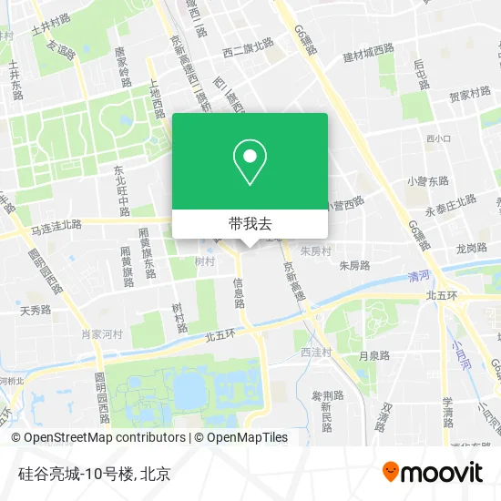 硅谷亮城-10号楼地图