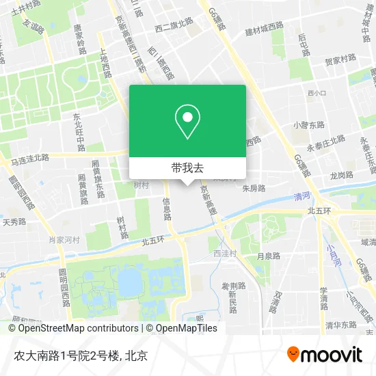 农大南路1号院2号楼地图
