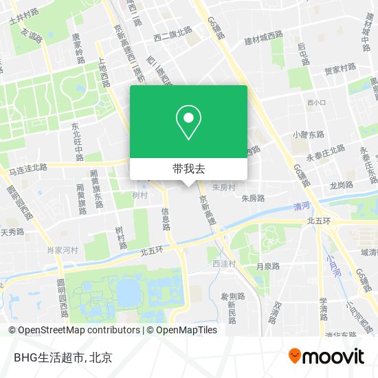BHG生活超市地图