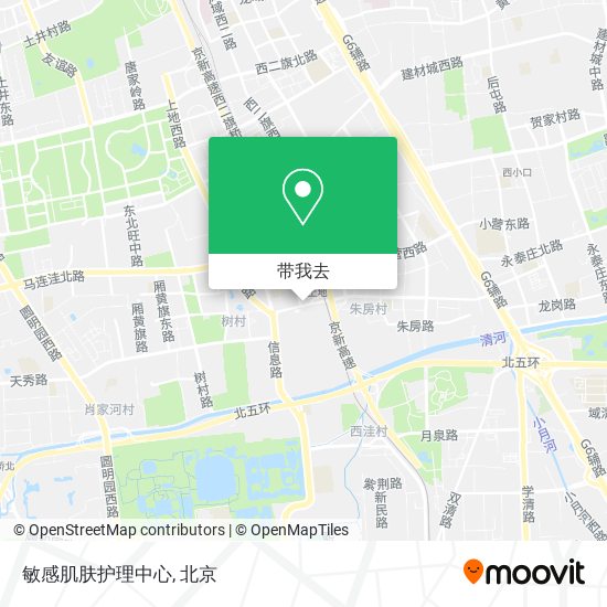 敏感肌肤护理中心地图
